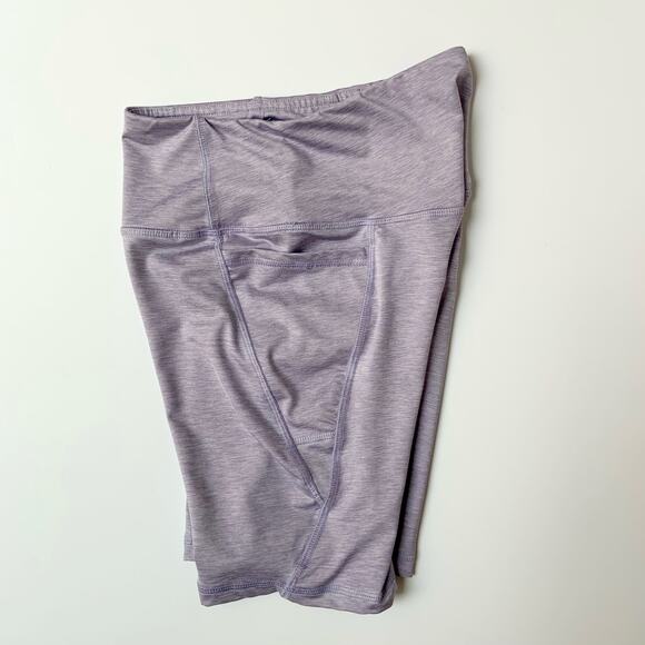 X by Gottex Purple High Rise Side Pockets Athletic Biker Shorts Women's XS - Picture 6 of 9